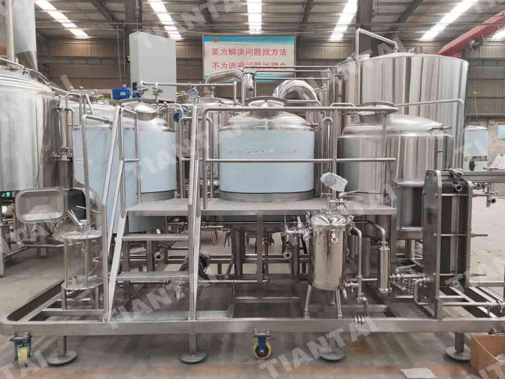 <b>Australia project-500L two vessel brewery system</b>